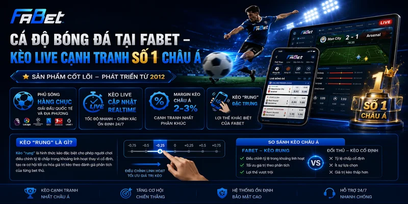 Cá Độ Bóng Đá Tại FABET – Kèo Live Cạnh Tranh Số 1 Châu Á